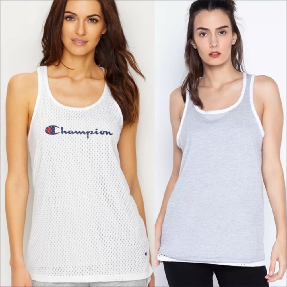 Champion Reversible Mesh Racerback Tank - Picture 1 of 16